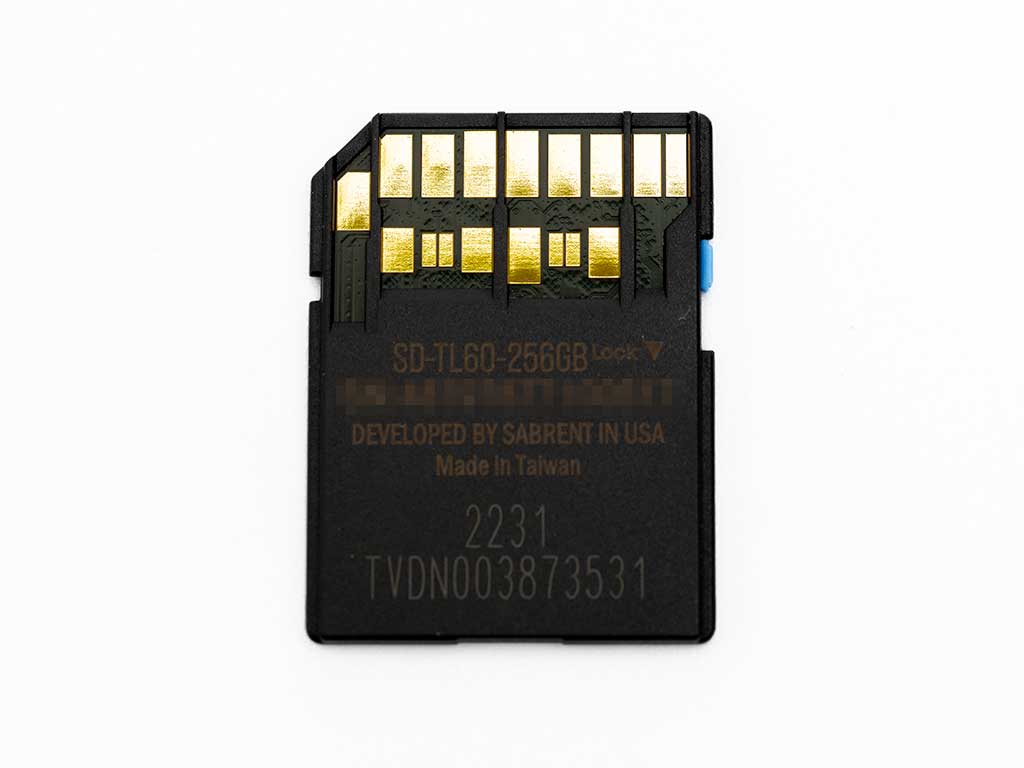 SABRENT SDカード UHS-II V60 256GB SD-TL60-256GB レビュー – 寝る子
